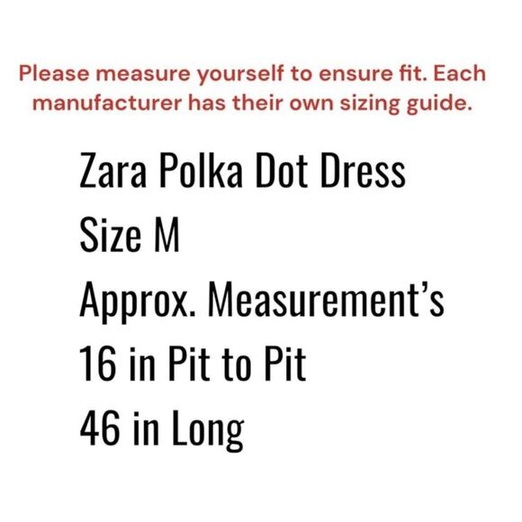 Zara Premium Dress SZ M Cream & Black Spotted Midi Pleated Waist Party Wedding - Picture 6 of 10